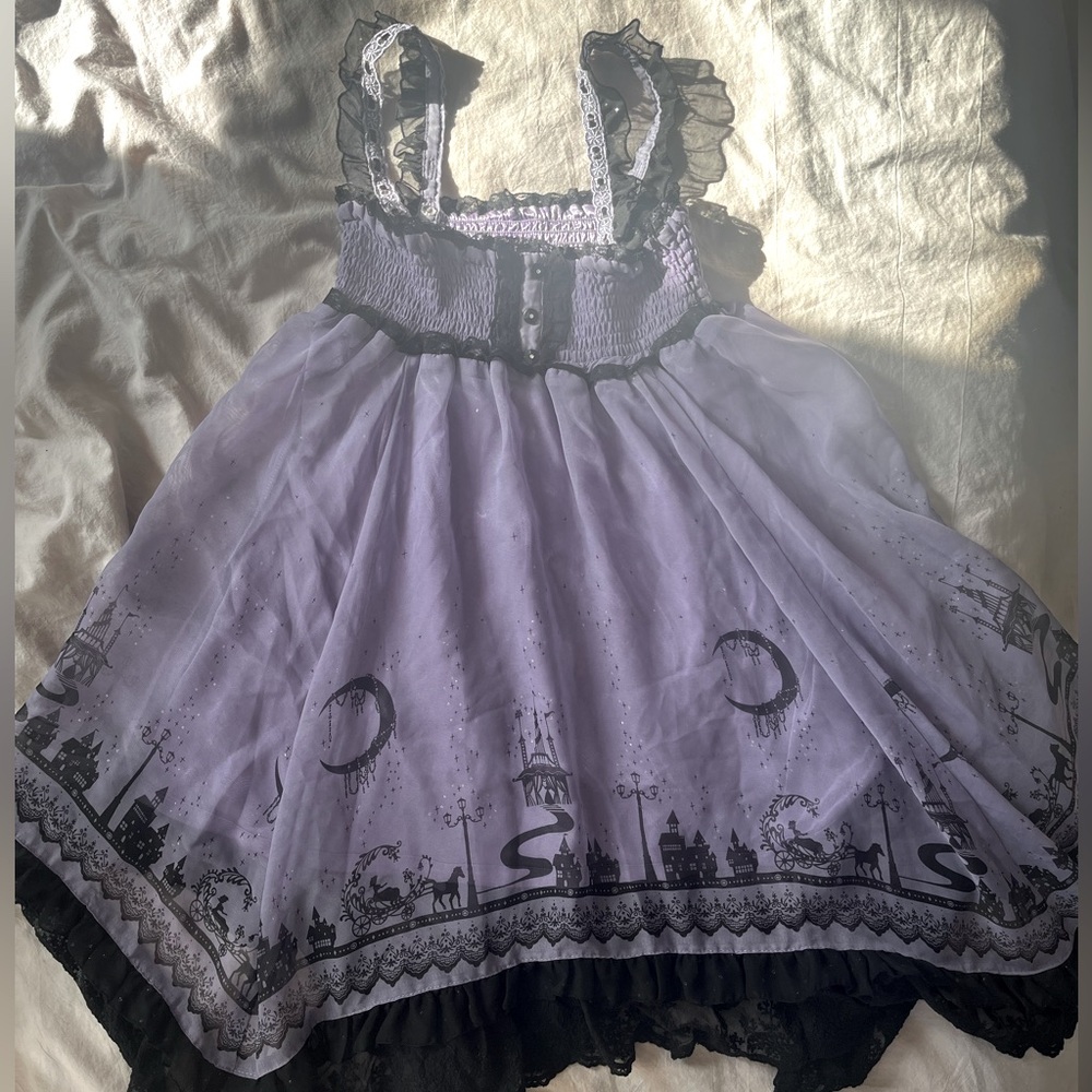 **MOVING SALE** Axes Femme purple twilight night sky dress